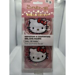 Hello Kitty Christmas Gel Eye Mask Eye Patches Sanrio The Creme Shop NEW Red